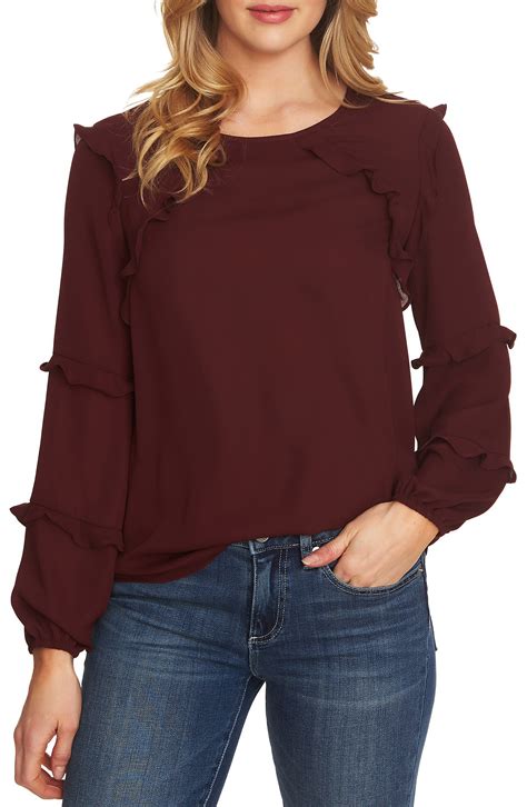 Cece Tiered Ruffle Blouse Available At Nordstrom Ruffle Blouse