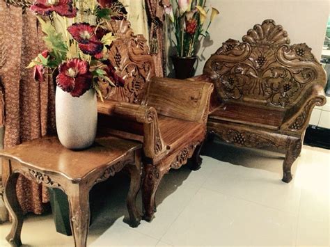 Narra Cleopatra Sala Set Wooden Furniture Antique Furniture Living
