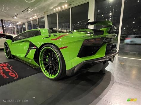 Verde Mantis 2020 Lamborghini Aventador Svj Lp770 4 Coupe Exterior
