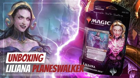 MTG Liliana Planeswalker Deck Unboxing Magic The Gathering YouTube