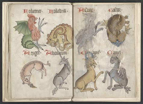 Medieval Bestiaries Notes From The Fore Edge