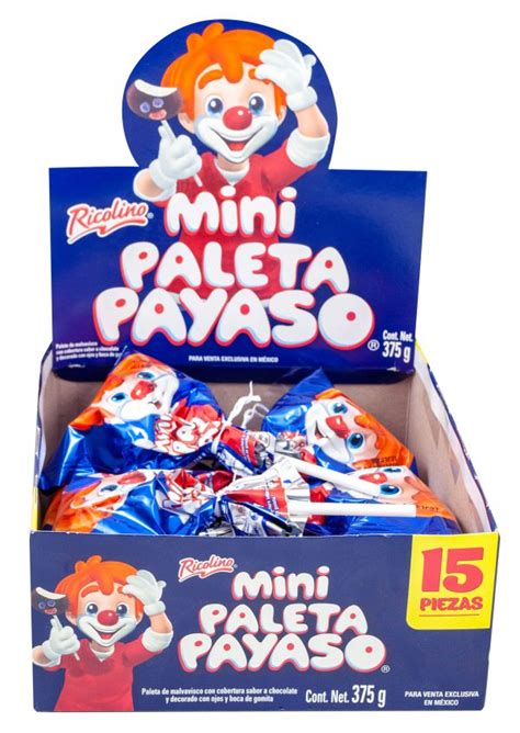 Mini Paleta Payaso 15pc – Dulcelandia Candy Stores