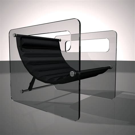 naked glass lounge chairs 3d model turbosquid 1190022