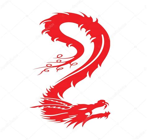 Red Dragon Illustration Stock Vector Image By ©amino10 57565899