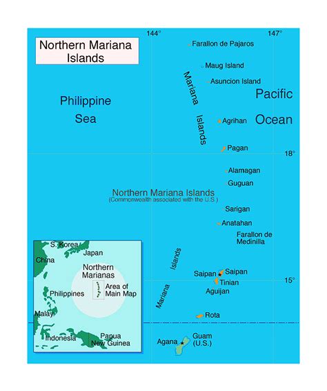 Mariana Islands Map Images