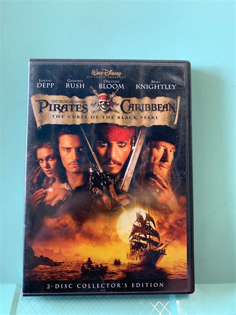 Disney Pirates Of The Caribbean 2 Disc Dvd Set Etsy