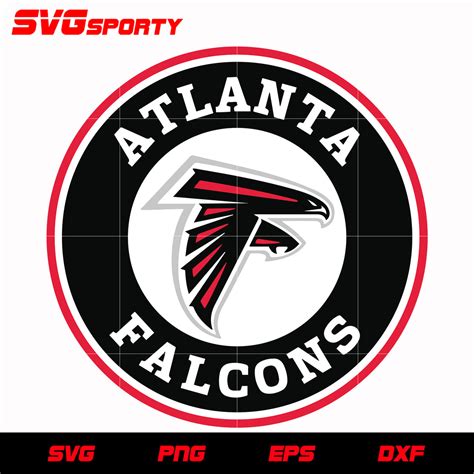 Atlanta Falcons Circle Logo 2 Svg Nfl Svg Eps Dxf Png Digital Fil