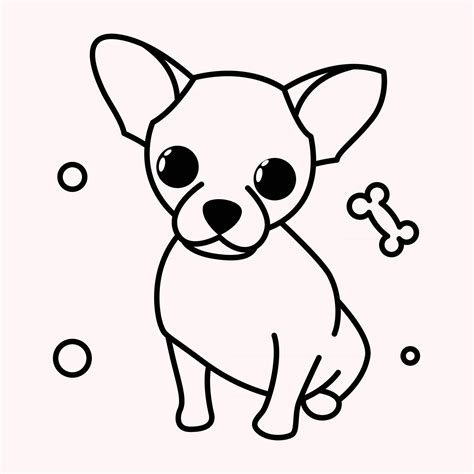 Cute Cartoon Vector Illustration Icon Of A Chihuahua Puppy Dog It Is