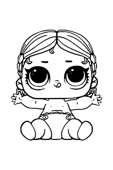 Baby Sister Coloring Pages Coloring Nation