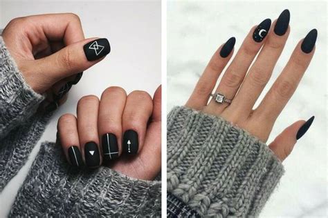 Ver más ideas sobre manicura de uñas, manicura, manicuras. 10 ideas para llevar uñas negras decoradas - Ellas Hablan