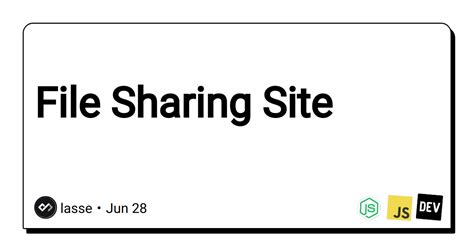 file sharing site dev community