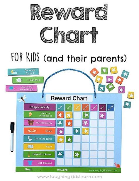 Magnetic Reward Chart For Kids To Use At Home Charts For Kids Reward