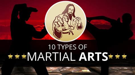 10 Kinds Of Martial Arts Infographic