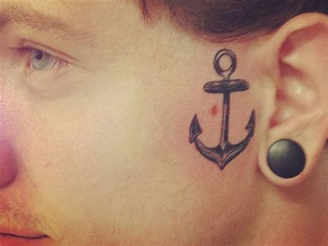 Anchor On Face Tattoomagz › Tattoo Designs Ink Works Body Arts