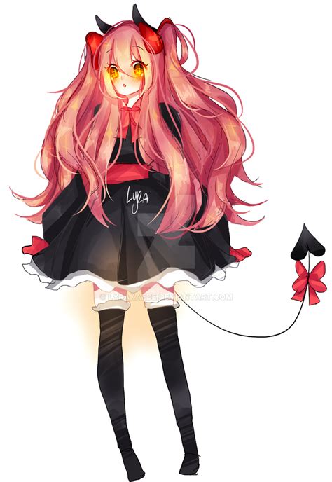 Demon Cute Girl Adopt Closed By Lyrakaede On Deviantart