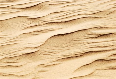 Beautiful Wave Pattern In The Desert Sand Stock Photo Download Image