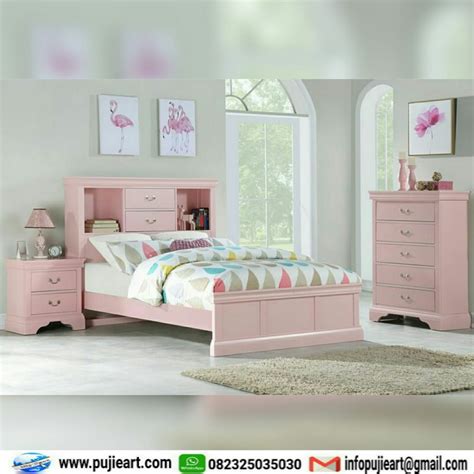 Berbagai ukuran kasur, single, double, queen, king size; Gambar Set Kamar Tidur Jati Jepara Furniture Kamar Murah ...