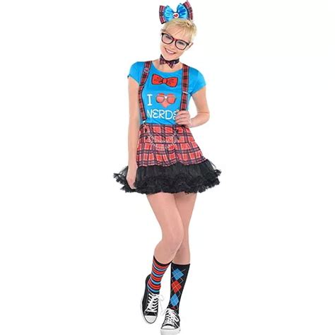 Girls Geek Chic Nerd Costume Party City