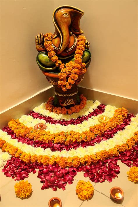 Inspirational interior design ideas for living room design, bedroom design, kitchen design and the entire home. Image result for diwali decoration FLOWER | Diwali diy ...