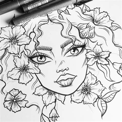 Melanin Coloring Pages Viewiorcopress