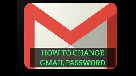 How To Change Gmail Password Youtube