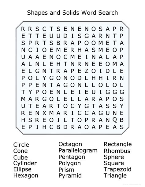 Word Search Puzzle Maker Printable