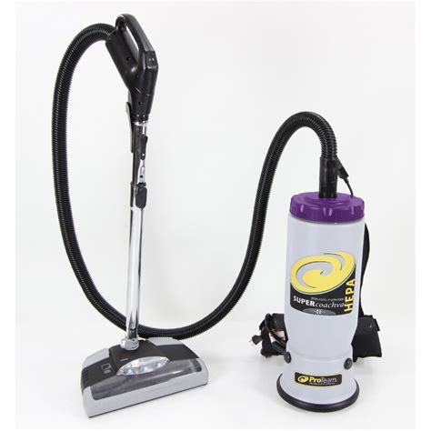 Proteam Super Coachvac Commercial Backpack Vacuum Cleaner With Power