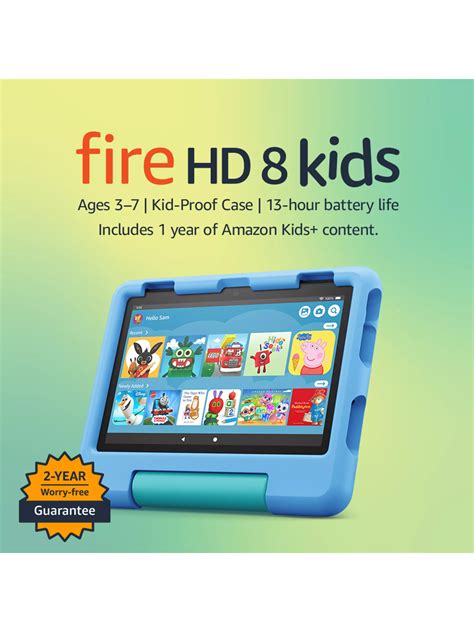 Amazon Fire Hd 8 Tablet Kids Edition 12th Generation 2022 With Kid