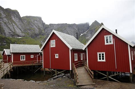 Summer Cabins At Reine Lofoten Islands License Image 71052089