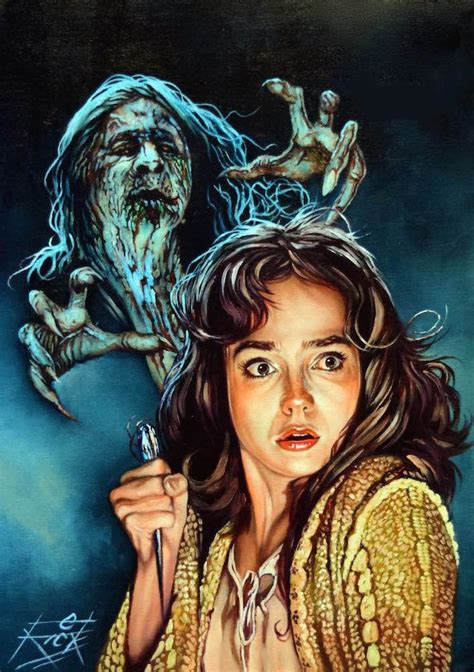 Original Rick Melton Pulp Illustration Horror Cover Style Art Painting