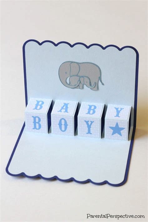 New Baby Pop Up Card Parental Perspective Baby Cards Handmade Cards Handmade Pop Up Cards