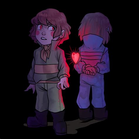 Swapfell Chara And Frisk By Liamglow On Newgrounds