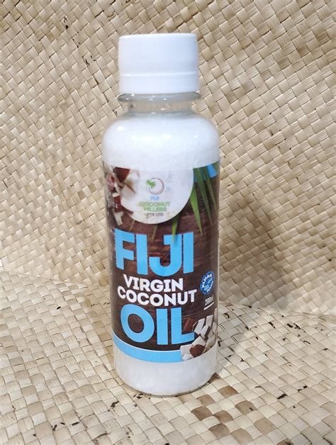 Fiji Virgin Coconut Oil 100 Pure 200ml Etsy Australia