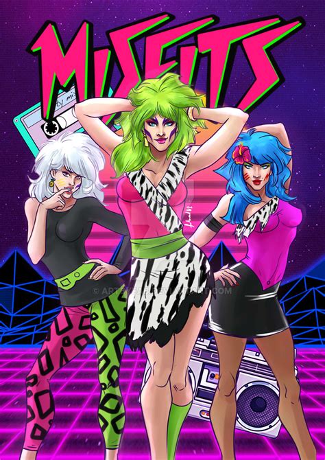 How does the jem and the holograms movie compare the 80s cartoon? the Misfits (jem and the holograms) fanart by ArtByFab on ...