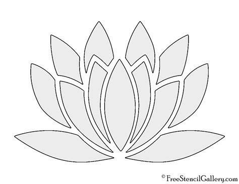 Mar 26, 2021 · sunflower pattern printables. Lotus Flower Stencil | Free Stencil Gallery