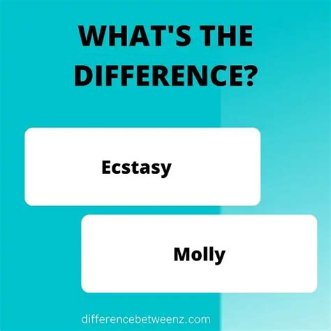 Difference Between Ecstasy And Molly Difference Betweenz
