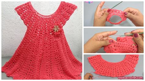 CONFECCIONA Y CREA ESTE HERMOSO VESTIDO CURSO TUTORIAL GRATIS TEJIDO A CROCHET