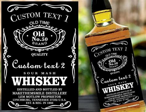 Whiskey Label Template