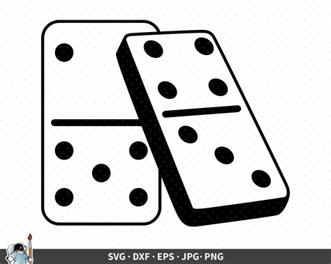 Dominoes Svg Dominoes Clip Art Vector Dominoes Clipart Etsy In 2022