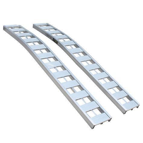 Non Folding Arched Heavy Duty Aluminum Ramps 3000 Lb Rated Per