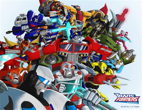 Transformers Animated Autobots By Ja3ni On Deviantart
