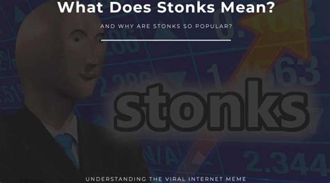 What Does Stonks Mean And Why Are Stonks Popular Coinstatics