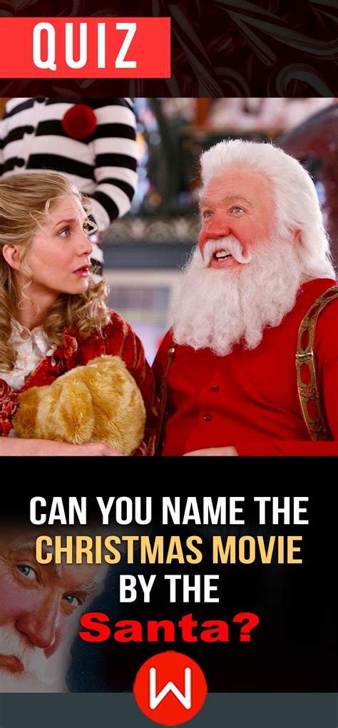 Quiz Can You Name The Christmas Movie By The Santa Christmas Movie