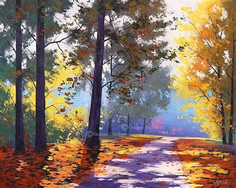 Autumn Oil Painting Listed Artist Original Landscape By Etsy Oil