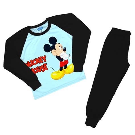 Pijama Infantil Comprido Do Mickey Mouse R 6879 Em Mercado Livre