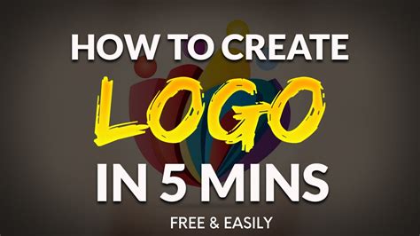 How To Make Your Own Logo For Free In 5 Mins Quick And Easy Youtube