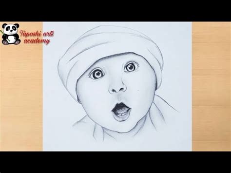 Easy Baby Drawings In Pencil