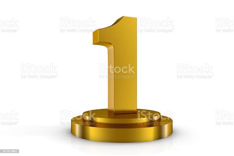 3d Illuminated Number 1 Stock Photo Download Image Now Number 1