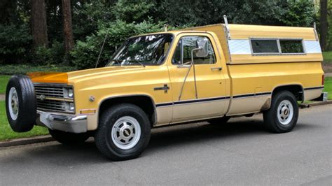 1 Elderly Owned 1984 Chevy C20 Scottsdale Only 69790 Original Miles