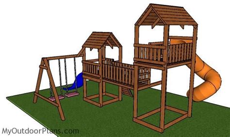 Kids Playset Plans Part 2 Myoutdoorplans Free Woodworking Plans